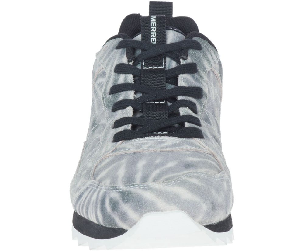 Buty Sportowe Merrell Damskie Białe/Czarne - Alpine Tie Dye Suede - 562871-BCX